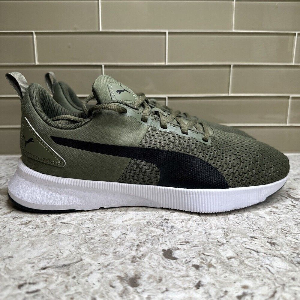 Puma Flyer Runner Green Running Shoes - Picture 4 of 9